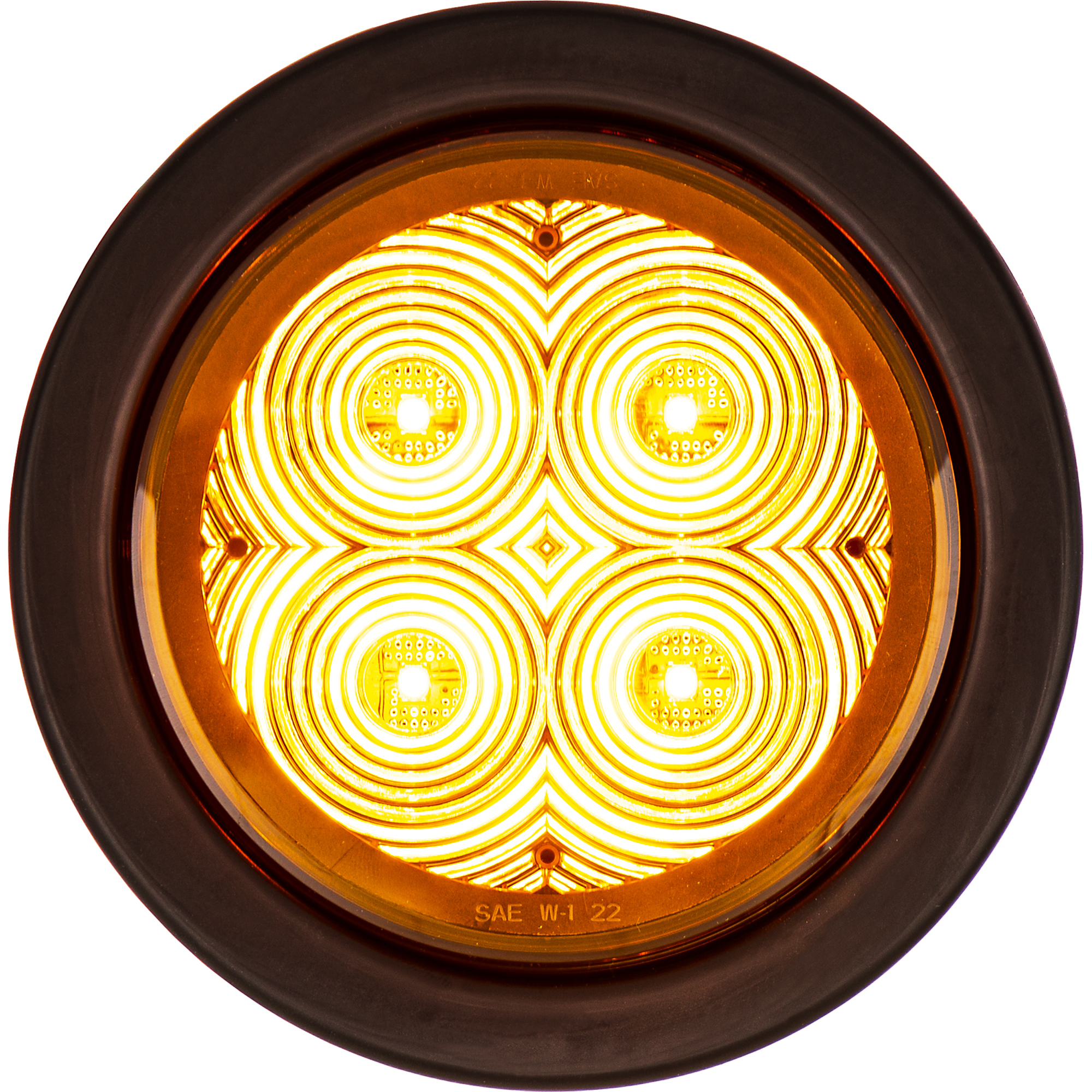 Buyers Products, 4in. Round Recessed Strobe w/ Amber LEDs, Light Type LED, Lens Color Amber, Included (qty.) 1 Model# SL42AO